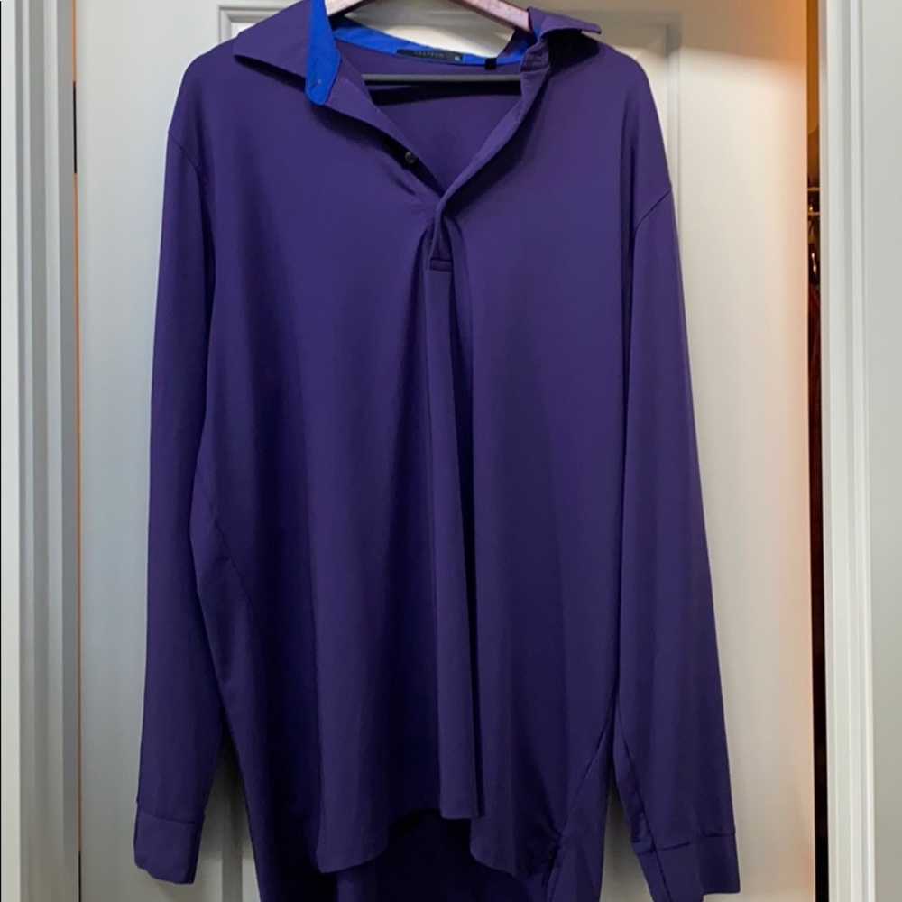 Greyson purple polo